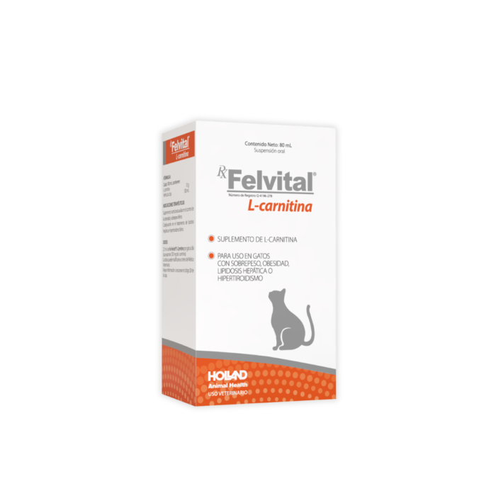 Felvital L-Carnitina Suspensión Oral Gatos 80 mL